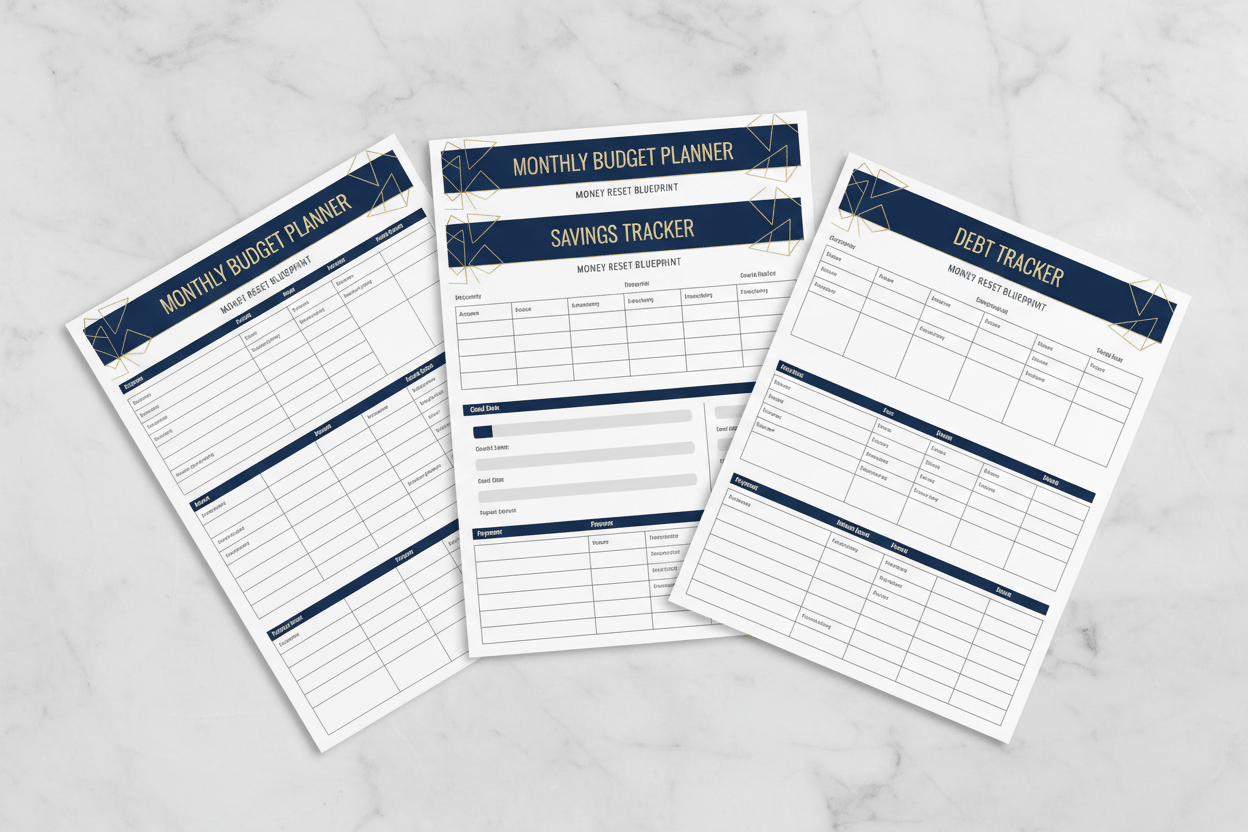 Money Reset Blueprint — 30-Day Financial Reset Guide - | MoVision Digital Product