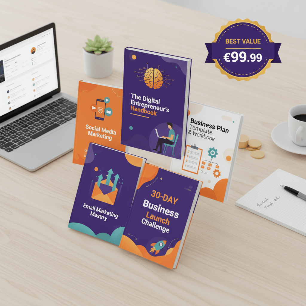 Complete Entrepreneur Bundle - All 5 Digital Products - Digital Product Bundle | MoVision Digital Product