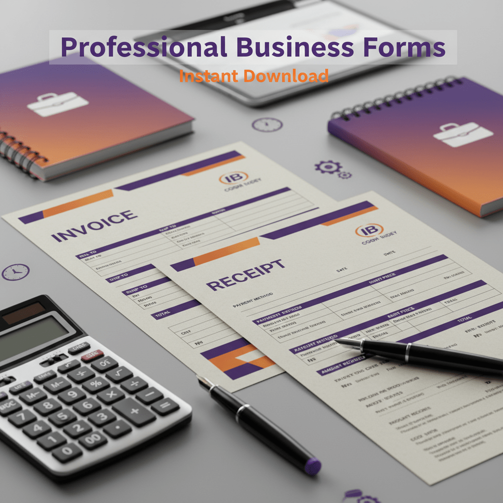 Professional Invoice & Receipt Templates for Nigerian Businesses - Digital Product | MoVision Digital Product