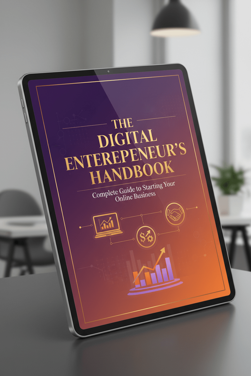 The Digital Entrepreneur's Handbook - Complete Guide to Starting Your Online Business - eBook | MoVision Digital Product
