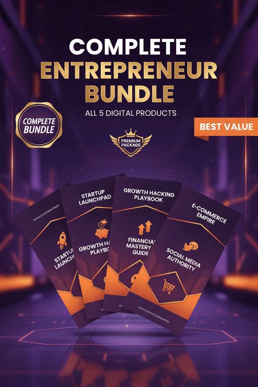 Complete Entrepreneur Bundle - All 5 Digital Products - Digital Product Bundle | MoVision Digital Product