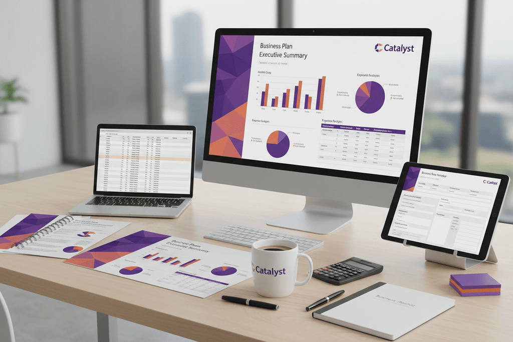 Business Plan Template & Workbook - Launch Your Business the Right Way - Template | MoVision Digital Product