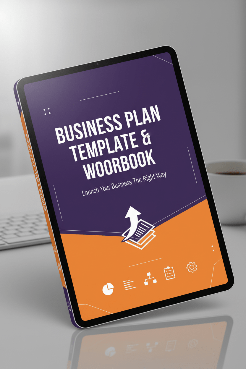 Business Plan Template & Workbook - Launch Your Business the Right Way - Template | MoVision Digital Product