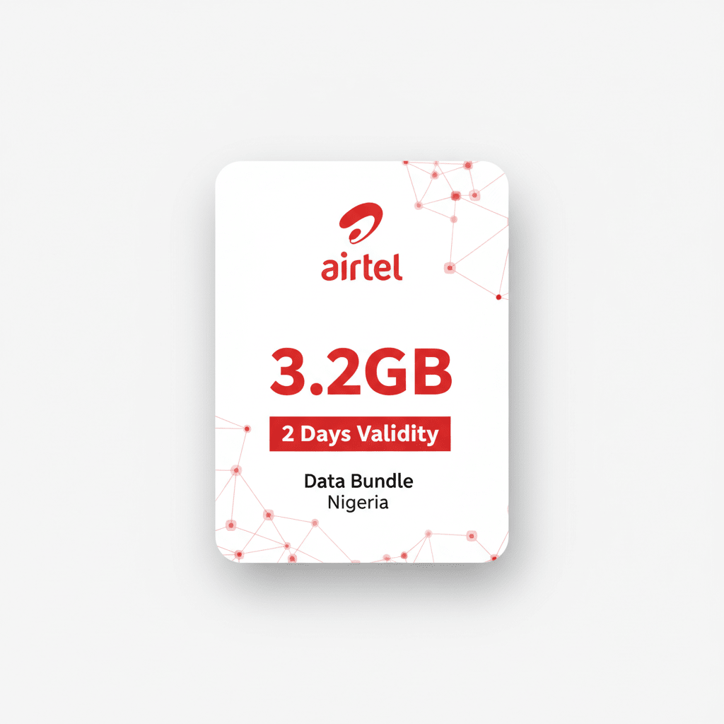 Airtel 3.2GB Data (2 Days) - Data Bundle | MoVision Digital Product