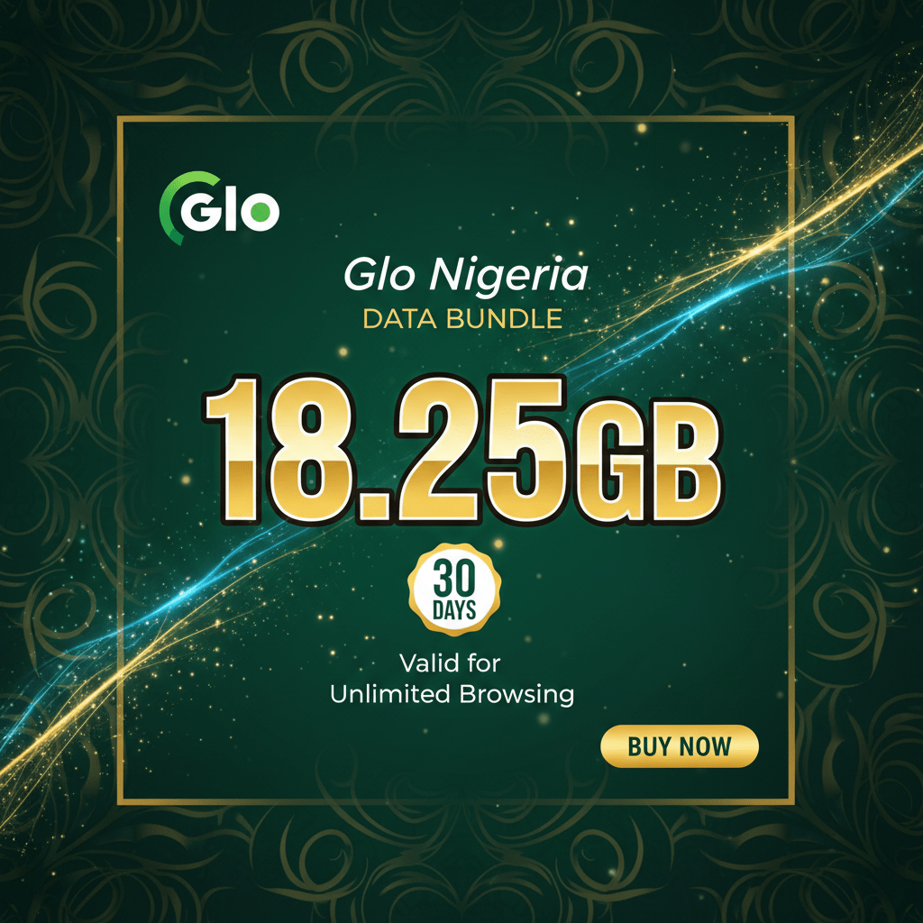 Glo 18.25GB Data (30 Days) - Data Bundle | MoVision Digital Product