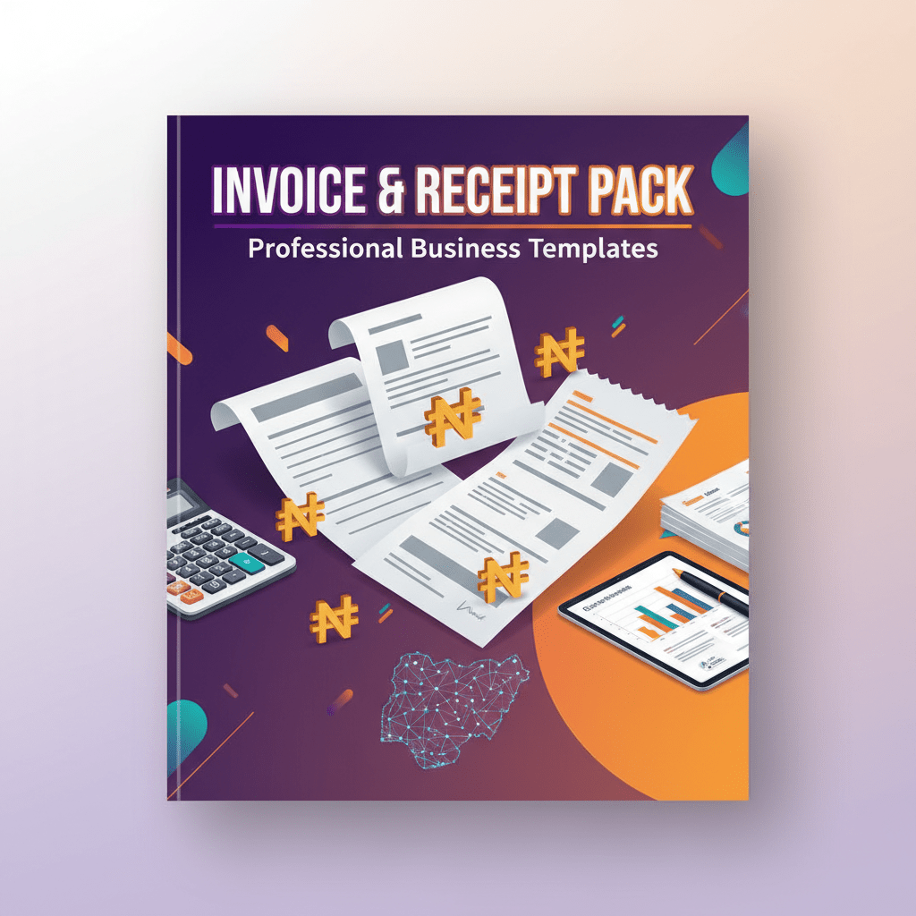 Professional Invoice & Receipt Templates for Nigerian Businesses - Digital Product | MoVision Digital Product