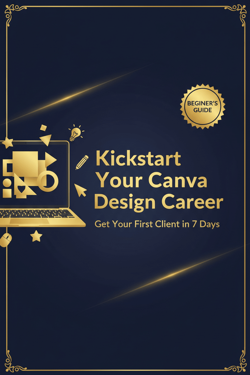 Kickstart Your Canva Design Career — Get Your First Client in 7 Days - eBook | MoVision Digital Product