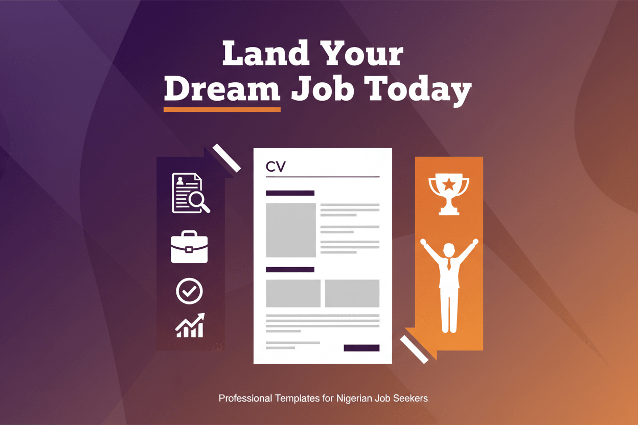Professional CV & Resume Templates - Land Your Dream Job - Digital Products | MoVision Digital Product