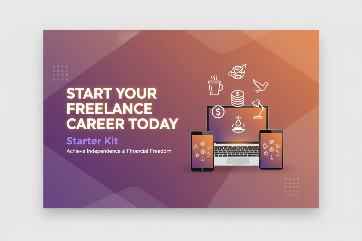Freelancing Starter Kit - Launch Your Freelance Career with Confidence - Digital Products | MoVision Digital Product