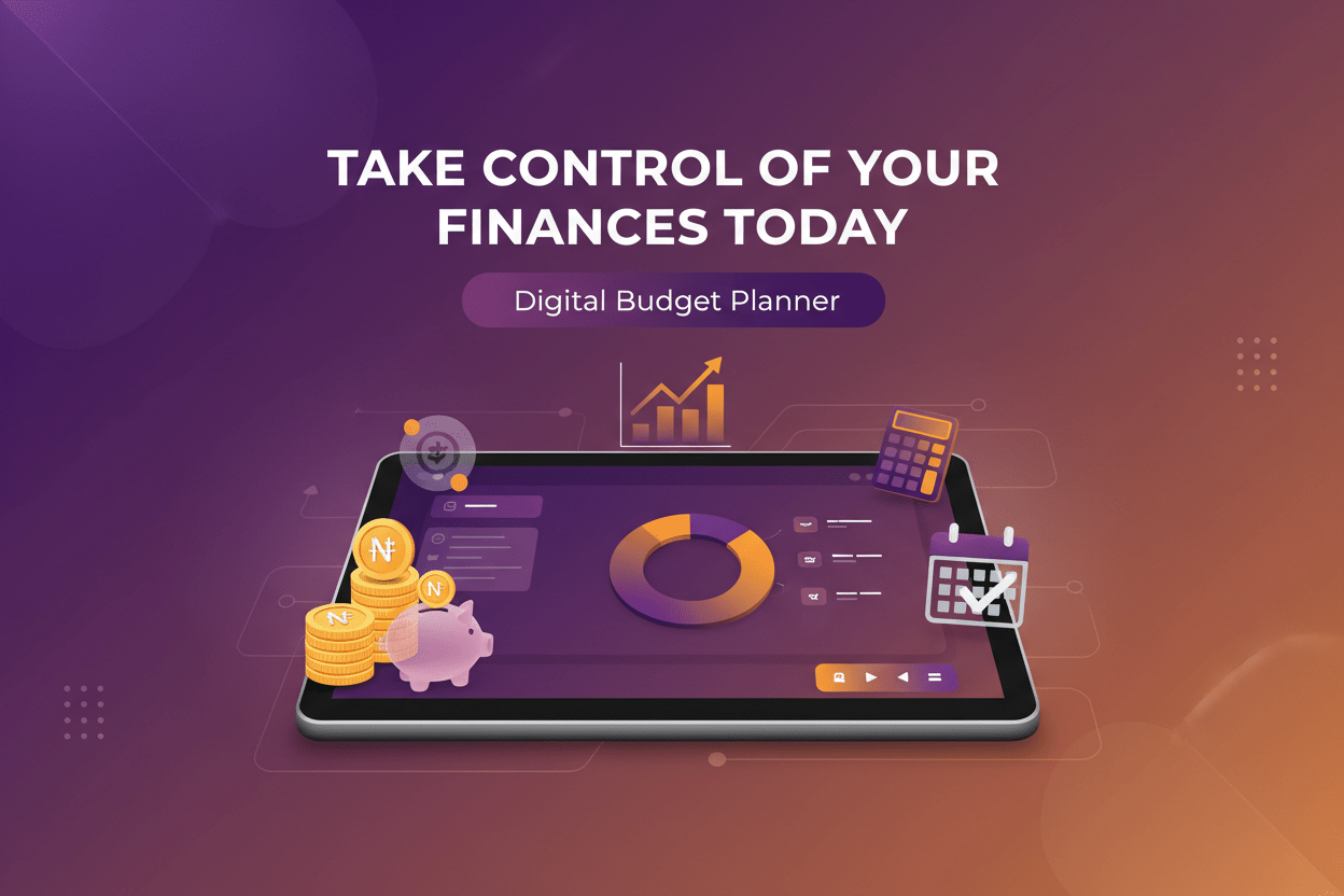 Personal & Business Budget Planner - Take Control of Your Finances - Digital Products | MoVision Digital Product